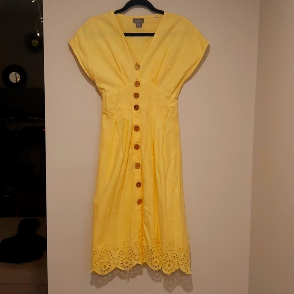 Buttercup Yellow Summer Dress